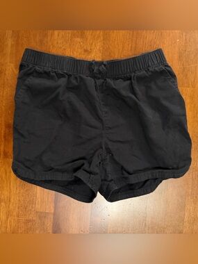 Girls The Children’s Place Black Pull On Shorts Size 12